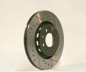 TAROX GROOVED  - DRILLED REAR BRAKE DISKS